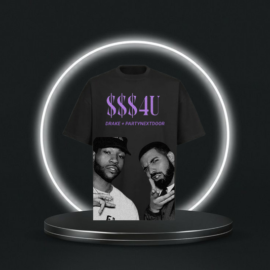 DRAKE + PND : $$$4U - Oversized T-Shirt